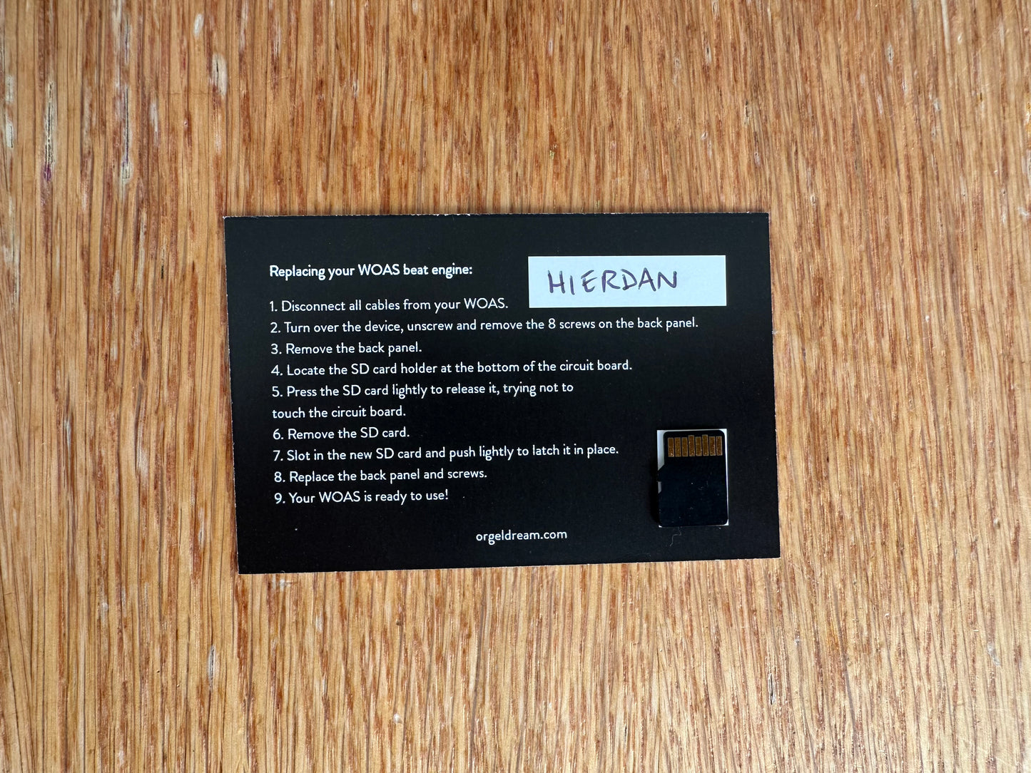 HIERDAN for WOAS