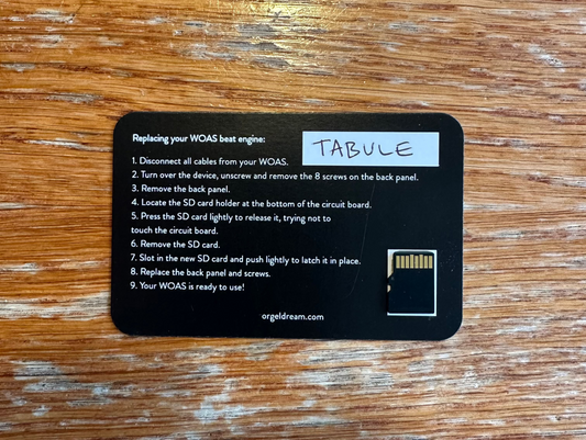 TABULE for WOAS